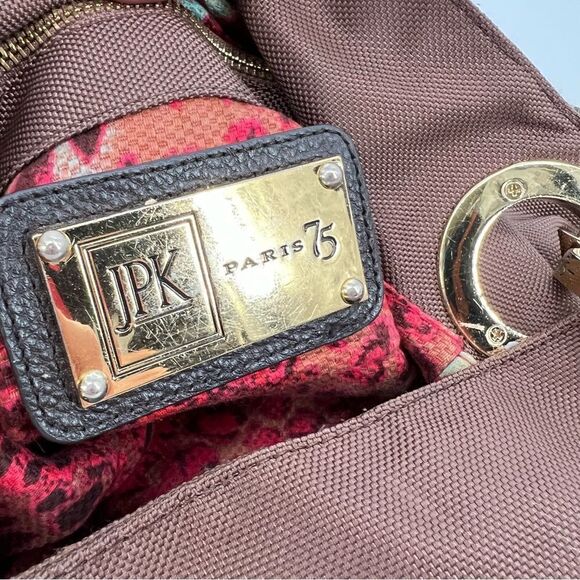 JPK‎ Paris 75 Nylon Hobo Bag Brown - Picture 6 of 9